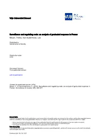 Vrije Universiteit Brussel Surveillance and Regulating Code: an Analysis of Graduated Response in France Meyer, Trisha; Van Aude