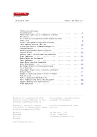 Eureka Street Is Published Fortnightly Online, a Minimum of 24 Times Per