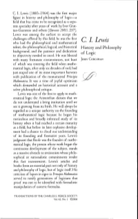 History and Philosophy of Logic