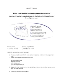 Request for Proposals- Reissued