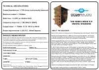 500 Mixer Output Handbook