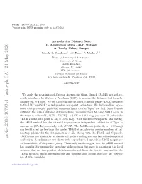Astrophysical Distance Scale II. Application of the JAGB Method: a Nearby Galaxy Sample Wendy L