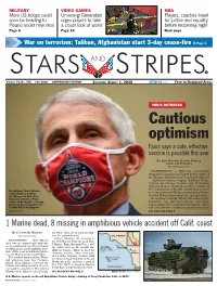 Cautious Optimism Fauci Says a Safe, Effective Vaccine Is Possible This Year