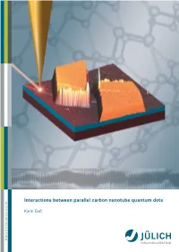Interactions Between Parallel Carbon Nanotube Quantum Dots Key Technologies
