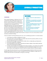 Juvenile Firesetting