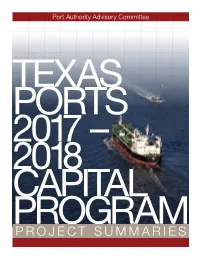 PROJECT SUMMARIES Port Authority Advisory Committee