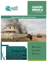 RASED ISSUE No: 40 7 - 13 Feb 2020