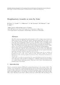 Exoplanetary Transits As Seen by Gaia