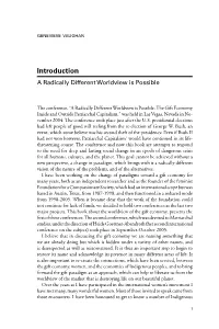 Introduction a Radically Different Worldview Is Possible