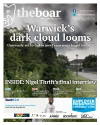 Nigel Thrift's Final Interview