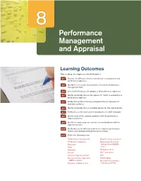 Performance Management and Appraisal