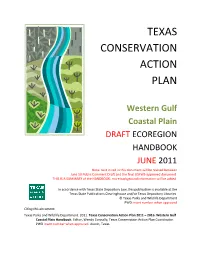 TCAP Coordinator, TPWD