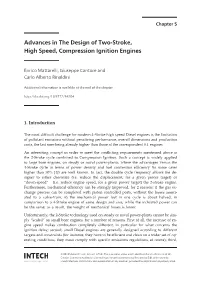 Advances in the Design of Two-Stroke, High Speed, Compression Ignition Engines