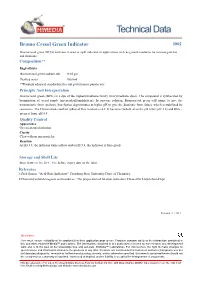 Bromo Cresol Green Indicator I002
