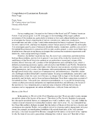 Comprehensive Examination Rationale Brian Trapp