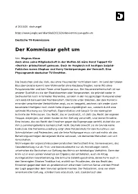 Der Kommissar Geht Um