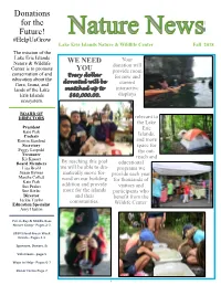 Fall 2018 Newsletter