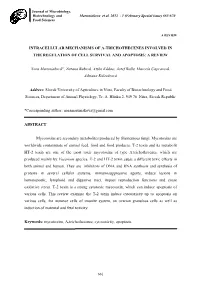 Intracellular Mechanisms of A-Trichothecenes Involved in the Regulation of Cell Survival and Apoptosis: a Review