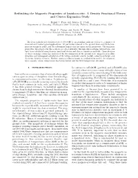A Density Functional Theory and Cluster Expansion Study