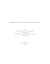 Building Fair Use and Other User Rights Into Digital Rights Management