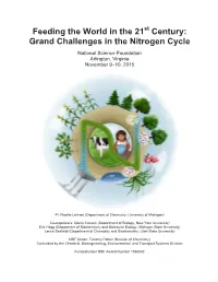 Century: Grand Challenges in the Nitrogen Cycle