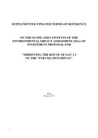 (Eia) of Investment Proposal For