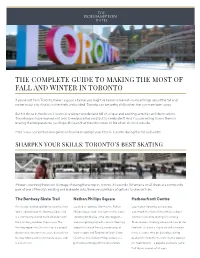 Guide to Fall & Winter in Toronto