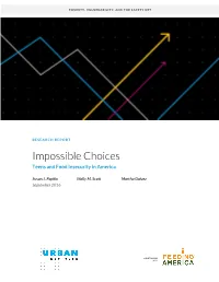 Impossible Choices: Teens and Food Insecurity in America
