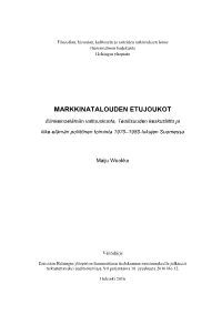Markkinatalouden Etujoukot