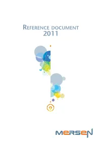 2011 Reference Document