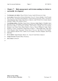 Chapter 7: Risk Management and Decision Making in Relation