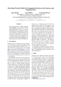 Fine-Tuned Neural Models for Propaganda Detection at the Sentence and Fragment Levels