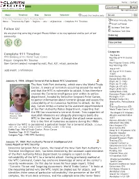 Complete 911 Timeline