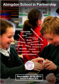Abingdon School in Partnership