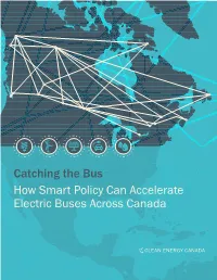 How Smart Policy Can Accelerate Electric Buses Across Canada