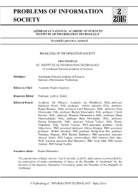 Problems of Information Society, 2015, №2 PROBLEMS of INFORMATION