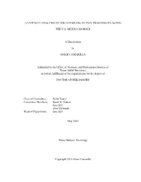 A Content Analysis of the Coverage of Gun Trafficking Along