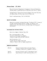 CV Background