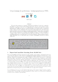 Deep Learning for Pedestrians: Backpropagation in Cnns
