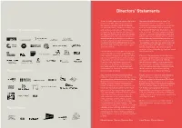 Directors' Statements
