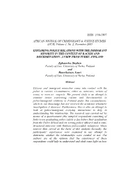 Exploring Police Relations with the Immigrant Minority in the Context of Racism and Discrimination: a View from Turku, Finland