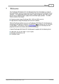 Picoscope 3000 Series User Guide 2 Introduction
