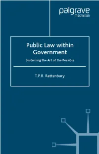 Ultra Vires Rule: Its Substance and Signiﬁcance 17 A
