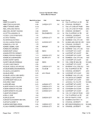 Active Warrants Report