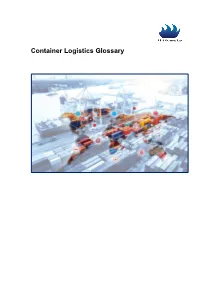Container Logistics Glossary