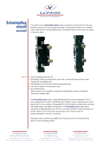 DS Manual Scheimpflug Mountv3.Indd