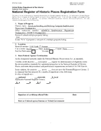 NRHP Registration Form