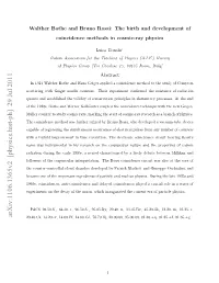 Walther Bothe and Bruno Rossi: the Birth and Development of Coincidence Methods in Cosmic-Ray Physics
