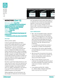 MONSTERS (Cert 12) And, Intermittently, the Alien Monsters Found There