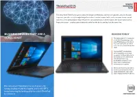 Thinkpad E15